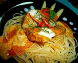 รูปขั้นตอนการทำที่ 2 ของ สเต็กแพนงหมู สปาเกตตี้