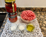 Foto del paso 1 de la receta: Spaghettis picantes a la boloñesa sin gluten