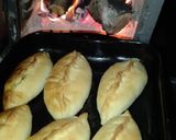 A picture of step 6 of Spinach Fatayer.