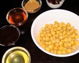 A picture of step 1 of Chocolate Hummus with Umm Ali.