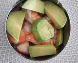 Foto del paso 11 de la receta: Causa Rellena con Atún y Langostinos a lo Carmelita