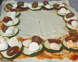 Foto del paso 2 de la receta: Rosca de calabacín y tomates cherry
