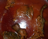 A picture of step 1 of Macaroni and stew.