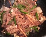 A picture of step 4 of Hearty but Meat-free Japchae with Atsuage.