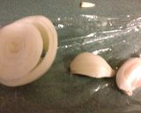 A picture of step 3 of Mandee's version of McCormick© Roasted garlic & onion potatoes..
