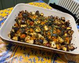 Une image de l'étape 14 de Aubergines, carottes et tomate au four.