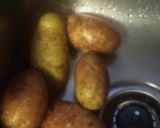 A picture of step 1 of Twice baked potatoe skin's.