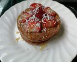 Foto del paso 4 de la receta: Hot cakes de fresa🍓