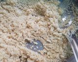 A picture of step 4 of Mango Kesari / mango sheera.