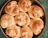A picture of step 14 of Tinklee's Garlic Parmesan Cheese Rolls.