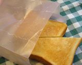 A picture of step 3 of Sweet and Fluffy! Egg Toast Sandwich.