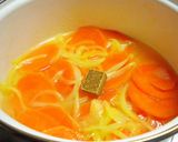 A picture of step 3 of Carrot and Nagaimo Yam Potage.