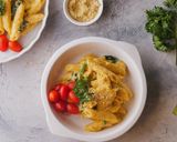 Foto langkah ke 6 dari resep Cheesy spinach pasta (vegan).