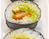 A picture of step 4 of Tonkatsu Sushi Roll.