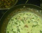 A picture of step 6 of Majjiga Pulusu (Butter milk Stew).