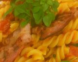 Fusili sült paprikával, koktélparadicsommal, kecskesajttal recept fázis 12 fotója