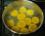 A picture of step 8 of Kabocha Squash Soup with Dumplings for the Winter Solstice.