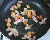 A picture of step 2 of Bacon & Tomato Genovese Pasta.
