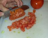 A picture of step 1 of The BEST taco dip ever.