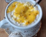 Une image de l'étape 4 de Riz au lait coulis mangue, passion.