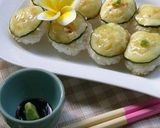 A picture of step 6 of Vegetarian Zucchini Sushi.
