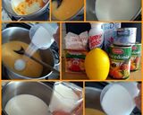 A picture of step 1 of AMIEs GELATIN with FRUIT Cocktail.