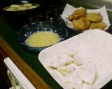 Foto del paso 1 de la receta Patatas a la importancia en salsa verde con langostinos