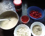 A picture of step 1 of Cheera soya pancake..