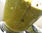A picture of step 5 of Hubbalicious' Poblano-Habanero Hot Sludge.