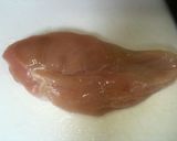 A picture of step 1 of Chicken Nuggets from Breast Meat and Okara.