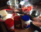 A picture of step 1 of Creamy Tomato Pesto Penne.