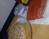 Foto del paso 1 de la receta: Crêpes de salmón con queso cottage