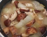 รูปขั้นตอนการทำที่ 3 ของ แกงจืดฟักอกไก่ใส่เห็ดหอมสด โลว์คาร์บ