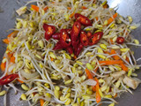 Oseng Kecambah Dele dan Tempe