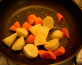 A picture of step 6 of Storebought Curry Roux with a Twist! Very Satisfying Chicken Curry.
