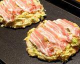 A picture of step 6 of Seafood Delight! Okonomiyaki with Yamaimo.