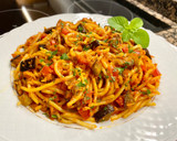 Foto del paso 9 de la receta: Spaghetti con berenjena y atún