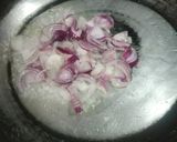 A picture of step 1 of Masala Fried rice.
