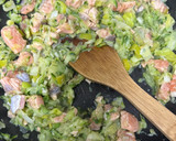 Foto del paso 2 de la receta: 505. Lasaña de gambones cocidos y salmón (principal pasta)