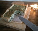 A picture of step 8 of Greek Feta Quiche.
