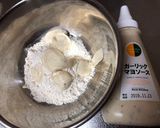 A picture of step 2 of Garlic Mayonnaise Vegetables Tempura.