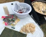 A picture of step 3 of 24WSJ Rice Ball.