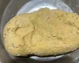 A picture of step 1 of Whole wheat flour masala puri.