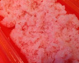 A picture of step 7 of Easy Sakura Mochi (Domyoji) Using A Microwave Steaming Container.