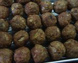A picture of step 2 of Definitely Delicious! Our Family's Meatballs with Sweet and Sour Sauce!.