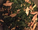 A picture of step 9 of Smoke Turkey Wings and Kale.