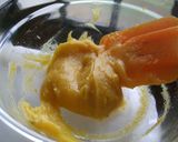A picture of step 3 of Halloween Wagashi - Kabocha Squash Mochi.