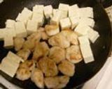 A picture of step 2 of Chicken Breast and Tofu Simmer.