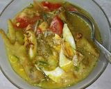 Foto langkah ke 9 dari resep Soto ayam ceker bumbu kuning.