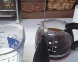 A picture of step 8 of Home Cafe Caffe Latte.